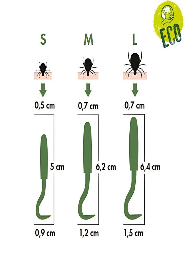 أم-بيتس مزيل القراد M-PETS Fearless للكلاب والقطط (عبوة من 3 قطع)، يزيل القراد والبراغيث والعث بفعالية، سهل الاستخدام، أداة تنظيف صديقة للبيئة تعمل بنظام الخطاف واللف للحيوانات الأليفة الصغيرة والمتوسطة والكبيرة. - Image 3